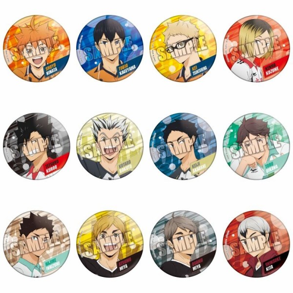 カラパレハイキュー!! スクールオブジェ缶バッジ｜商品情報