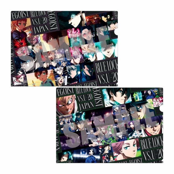 ブルーロック 場面写クリアファイルセット A／B ver. : アニメ＆漫画