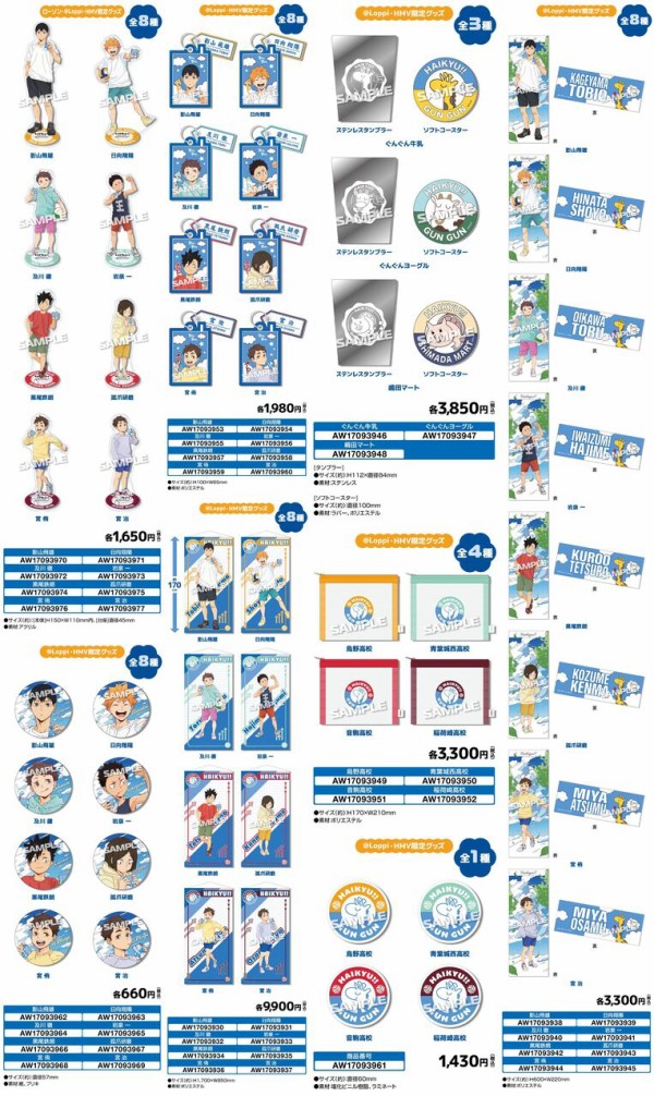 ローソン ×アニメ「ハイキュー!!」みんなでぐんぐんキャンペーン