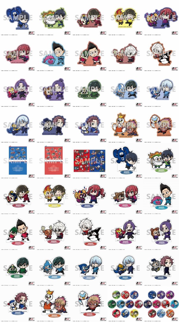 ブルーロックTSUTAYA限定品Jリーグコラボ缶バッジ全18種類コンプリート ブルーロックTSUTAYA限定品Jリーグコラボ缶バッジ全18種類
