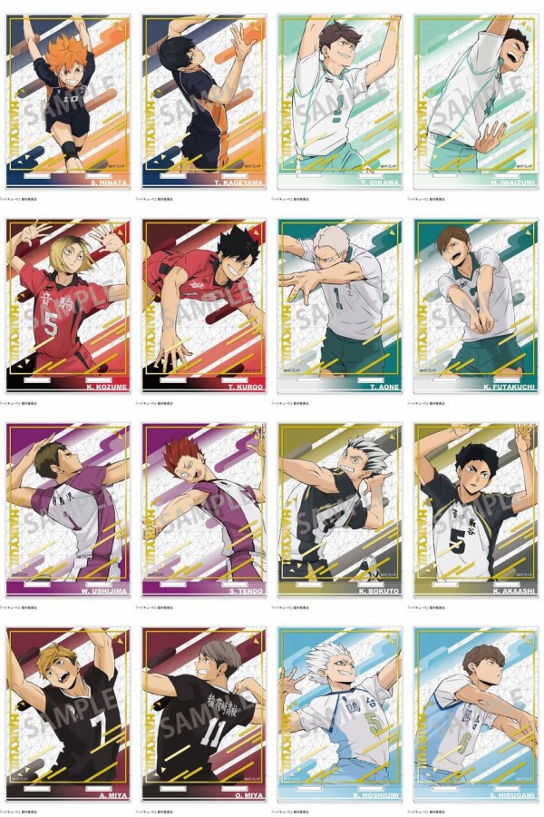 ハイキュー!! 箔押しアクリルスタンド : アニメ＆漫画 グッズ情報