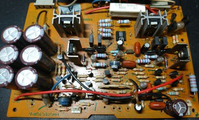SANSUI AU-X11、パワーアンプ基板の部品交換完了 : 音の牢獄