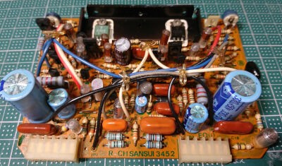 SANSUI AU-X11、ヘッドアンプ／イコライザーの修理 : 音の牢獄