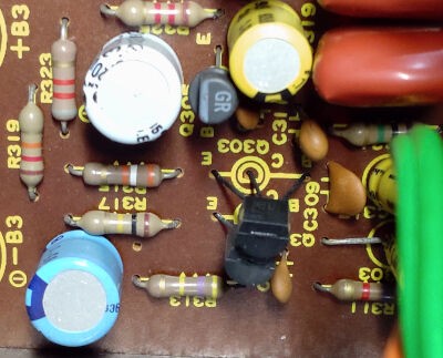 ONKYO Integra A-7、プリアンプ部の修理（TONEアンプ部） : 音の牢獄