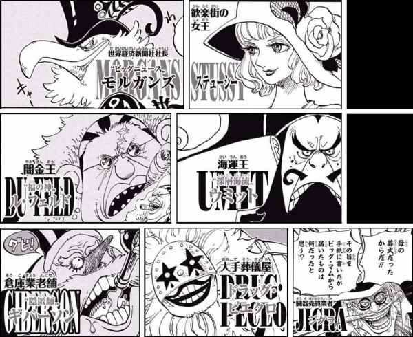 ワンピース 世界経済新聞社社長モルガンズってなんて種族なんだ 他 ワンピース伏線ネタばれ速報