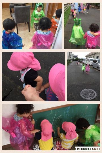 手作りレインコート Npo法人ベビーランドおりこうさん