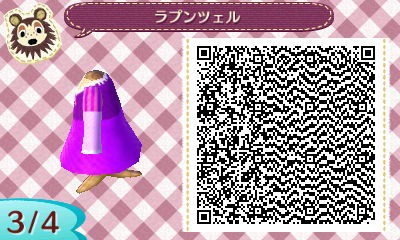 ディズニープリンセス ラプンツェル とびだせどうぶつの森 ｑｒコード