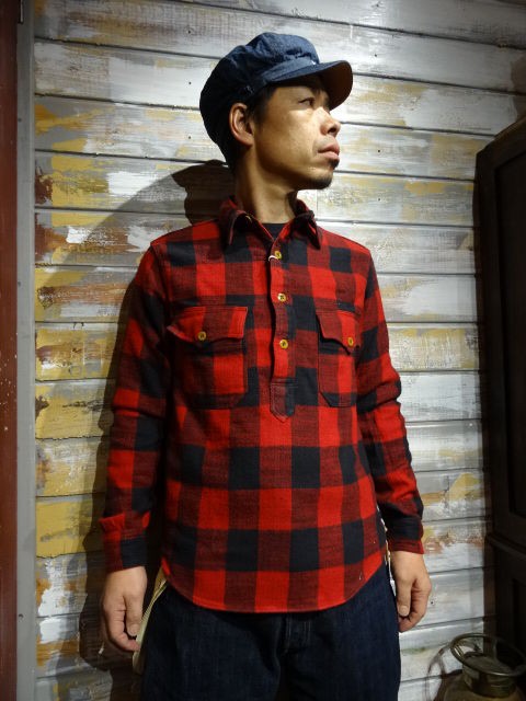 New！ FREEWHEELERS ”STROMBERG” NEL SHIRTS 2色 : OLD STAND 