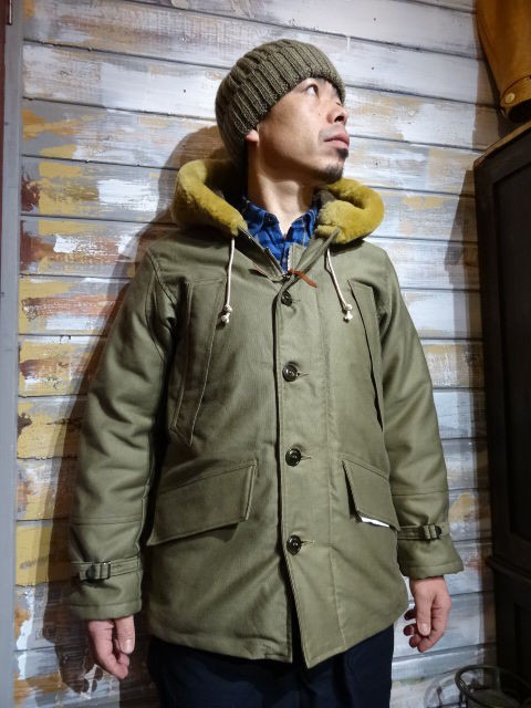 New！ COLIMBO ”MODIFIED B-11” MITHCELL AIRCREW PARKA Light Olive