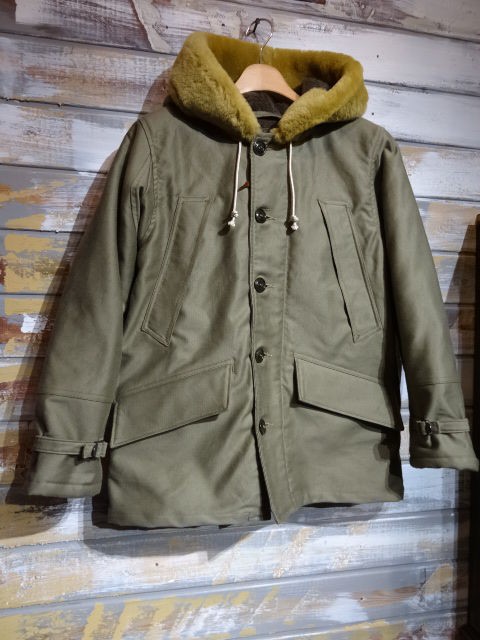 New！ COLIMBO ”MODIFIED B-11” MITHCELL AIRCREW PARKA Light Olive