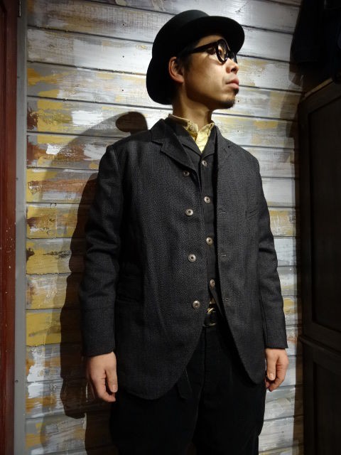 New！ FREEWHEELERS ”Rockefeller” TAILORED SACK COAT : OLD 