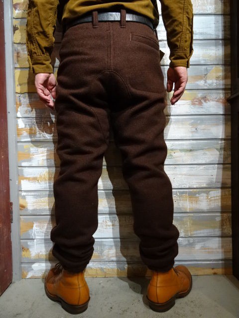 New！ FREEWHEELERS ”Banger” TROUSERS DARK BROWN : OLD 