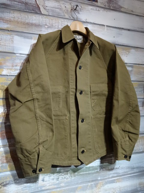 New！ FREEWHEELERS ”MASON” WORK JACKET （DARK BEIGE） : ＯＬＤ