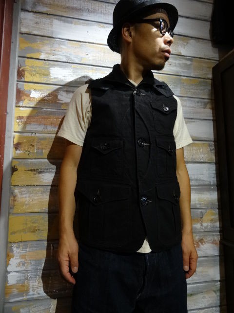 New！ FREEWHEELERS ”SASQUATCH” SLEEVELESS COAT : OLD