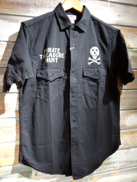 New！ FREEWHEELERS ”PIRATE TREASURE HUNT”半袖シャツ : OLD
