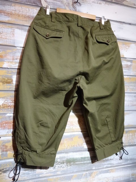 New！ FREEWHEELERS ”Ryssman”THREE-QUATER TROUSERS（OLIVE
