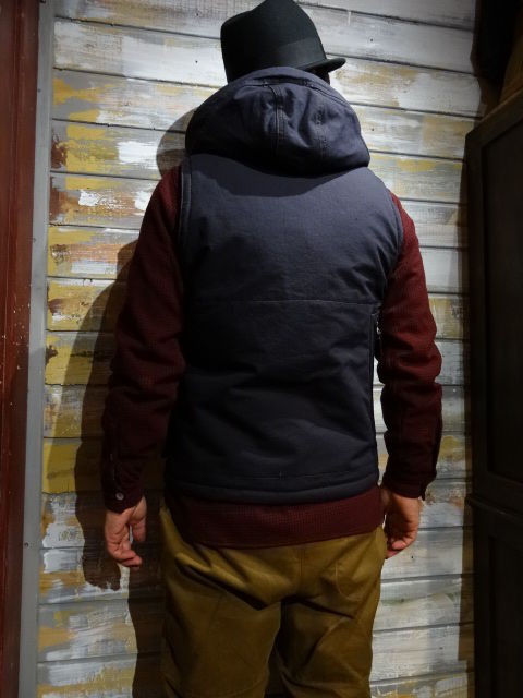 New！ FREEWHEELERS ”Air Crew Attached Hood Vest” 2色