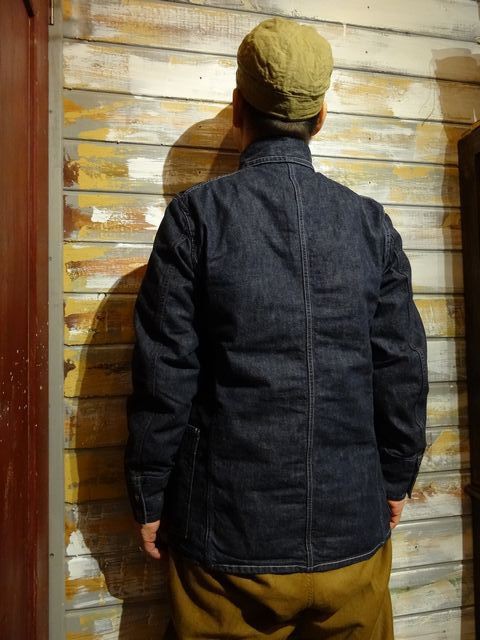 New！ FREEWHEELERS ”GOLDEN SPIKE” WORK COAT （11oz INDIGO DENIM