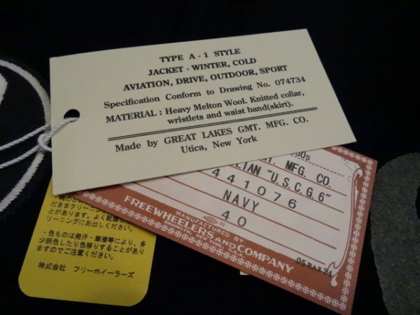 フリーホイーラーズ TYPE A-1 U.S.C.G ６CUSTOM 38 New！ FREEWHEELERS ”TYPE A-1 CIVILIAN U.S.C.G 6” CUSTOM