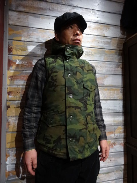 New！FREEWHEELERS ”AIR CREW ATTACHED HOOD VEST” : ＯＬＤ
