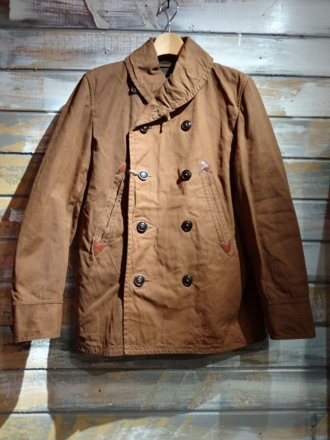 新商品 COLIMBO ”リーファー・コート” パラフィン加工 : OLD 