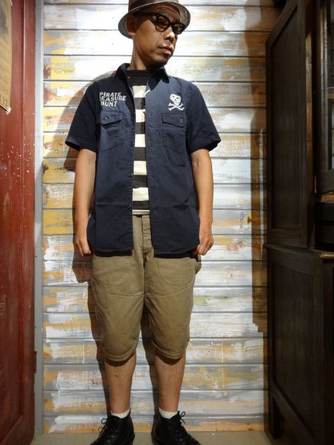 New！ FREEWHEELERS ”PIRATE TREASURE HUNT”半袖シャツ : OLD