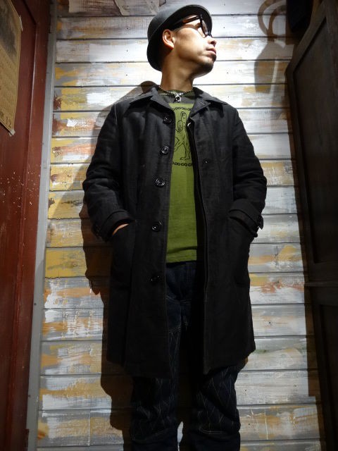 New！ FREEWHEELERS ”Costello” OVER COAT : ＯＬＤ ＳＴＡＮＤ ＵＰ ”奮いたて！”