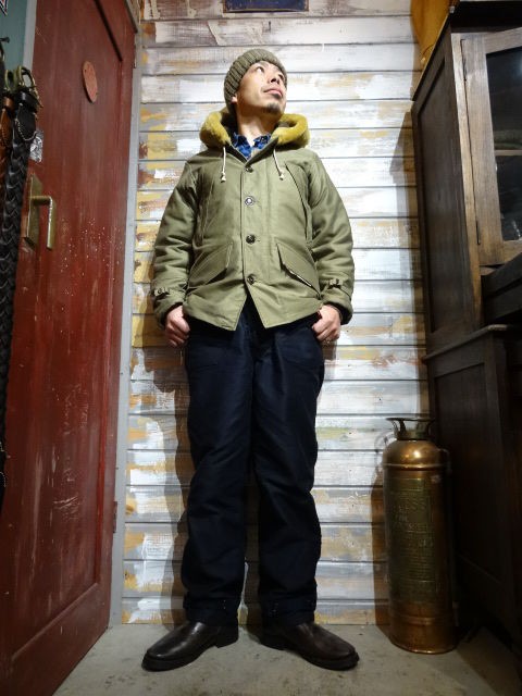 New！ COLIMBO ”MODIFIED B-11” MITHCELL AIRCREW PARKA Light Olive