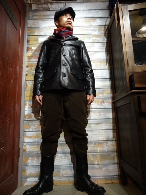 New！ FREEWHEELERS ”SWITHYARD COAT” HORSE HIDE : OLD