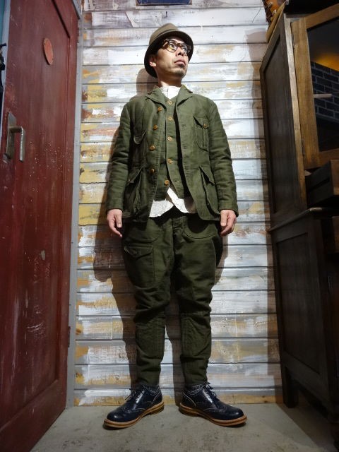 New！ FREEWHEELERS ”TRAILBLAZER COAT” （Y-D OLIVE） : ＯＬＤ ＳＴＡＮＤ ＵＰ ”奮いたて！”