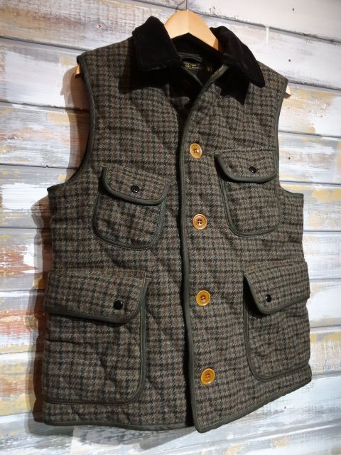 New！ FREEWHEELERS ”Edinburgh” VEST GUNCLUB CHECK : OLD