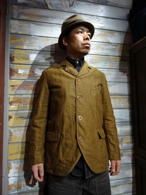 New！ FREEWHEELERS ”Morgan”SACK COAT Y-D BRONZE : OLD