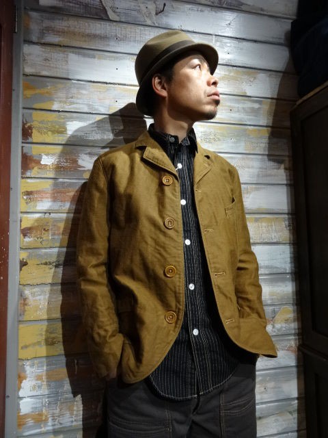 New！ FREEWHEELERS ”Morgan”SACK COAT Y-D BRONZE : ＯＬＤ