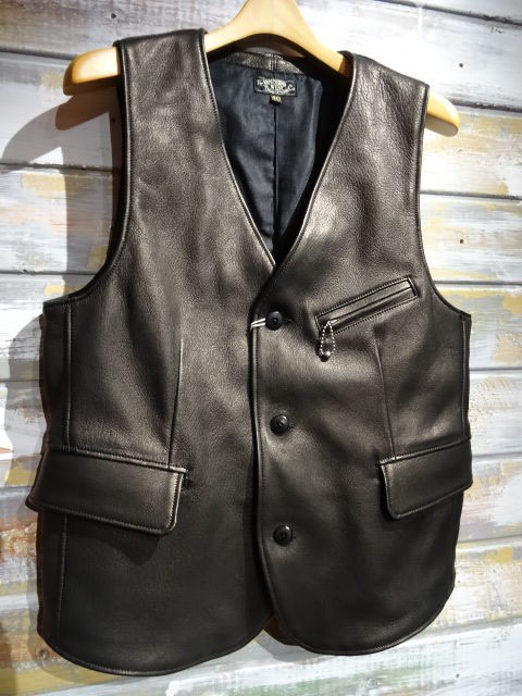 New！ FREEWHEELERS ”GUTHRIE” VEST DEER SKIN : ＯＬＤ ＳＴＡＮＤ ＵＰ ”奮いたて！”