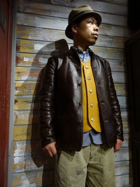 New！COLIMBO ”Eldridge Vest” DEER SKIN : OLD STAND UP