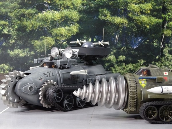 緑商会SF戦車 1／48モデル自作完成品 : ミドリ科学商店～1960