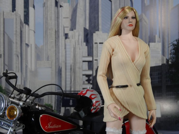 1948式インディアンチーフ＆バイクガール 1／6モデル完成品