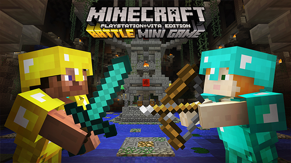 Minecraft Ps3 Ps4 Psvita Xbox さあ 戦え Battle Mini Game 登場 V1 28配信 お月見のマイクライフ