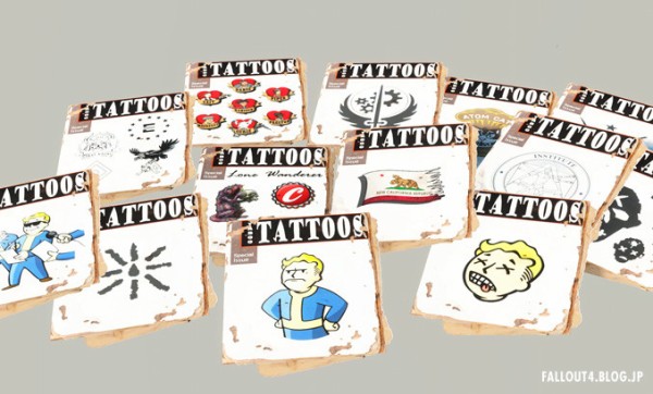 Roboasimov S Lore Friendly Tattoo A Palooza Fallout4 情報局