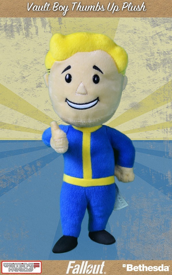 公式 fallout4 Fallout Vault Boy 111 ぬいぐるみ VAULT BOY 111 THUMBS UP PLUSH : Fallout4⚡情報局