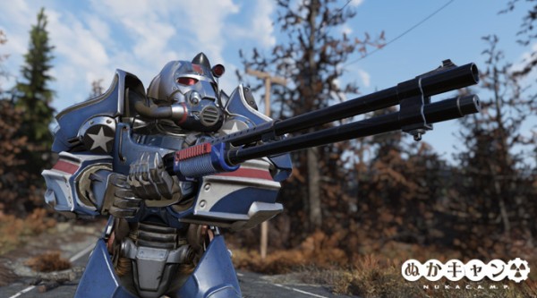 エースフルアサルトパワーアーマー塗装 Fallout 76 サバイバルガイド ぬかキャン