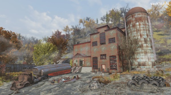 サンシャインメドウズ工業型農場 Sunshine Meadows Industrial Farm ぬかキャン Fallout 76 サバイバルガイド