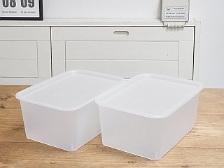 セリアのフタ付プラボックス クリア でおかたづけ 百円日和 Powered By ライブドアブログ