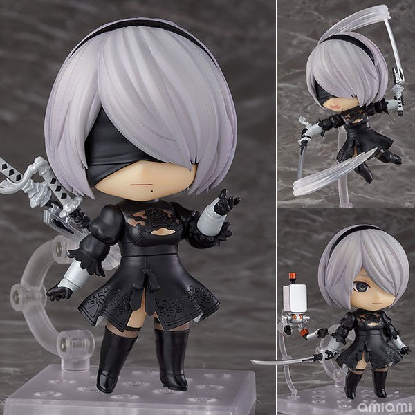 amazon あみあみ楽天 yahoo 店で完売 ねんどろいど nier automata 2b ヨルハ二号b型 プレミアの王道