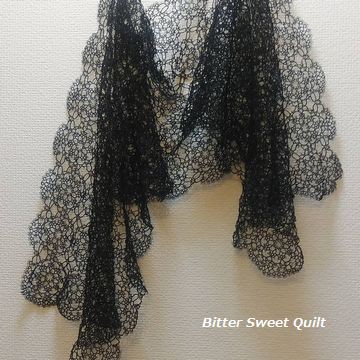 13番のショール 28、結い終わる : Bitter Sweet Quilt