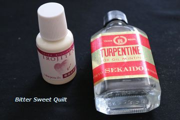 油性の色鉛筆のぼかし Bitter Sweet Quilt