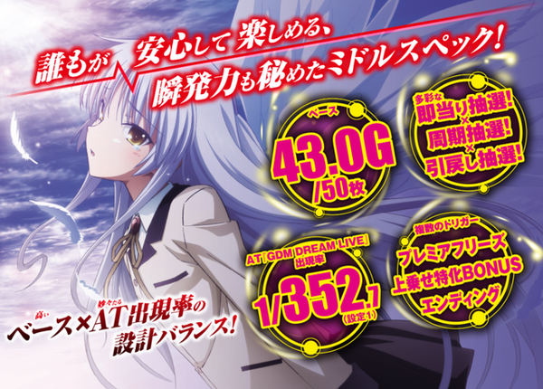 パチスロangel Beats 製品サイト Pv公開 ぱちとろ速報