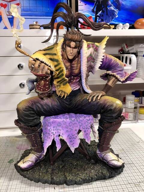 前田慶次フィギュアをパチンコ絵みたいに塗装してみた ぱちとろ速報