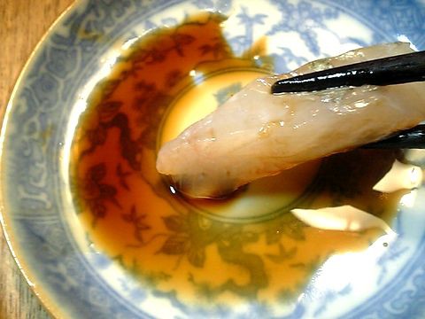 マトウダイの刺身を食べました 京丹後のおやじのうんちく日記 19世紀の味の店