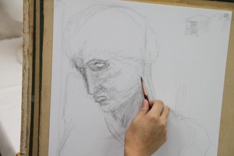 ギリシャ文化スゴすぎます』11/5の鉛筆デッサン／基礎コース